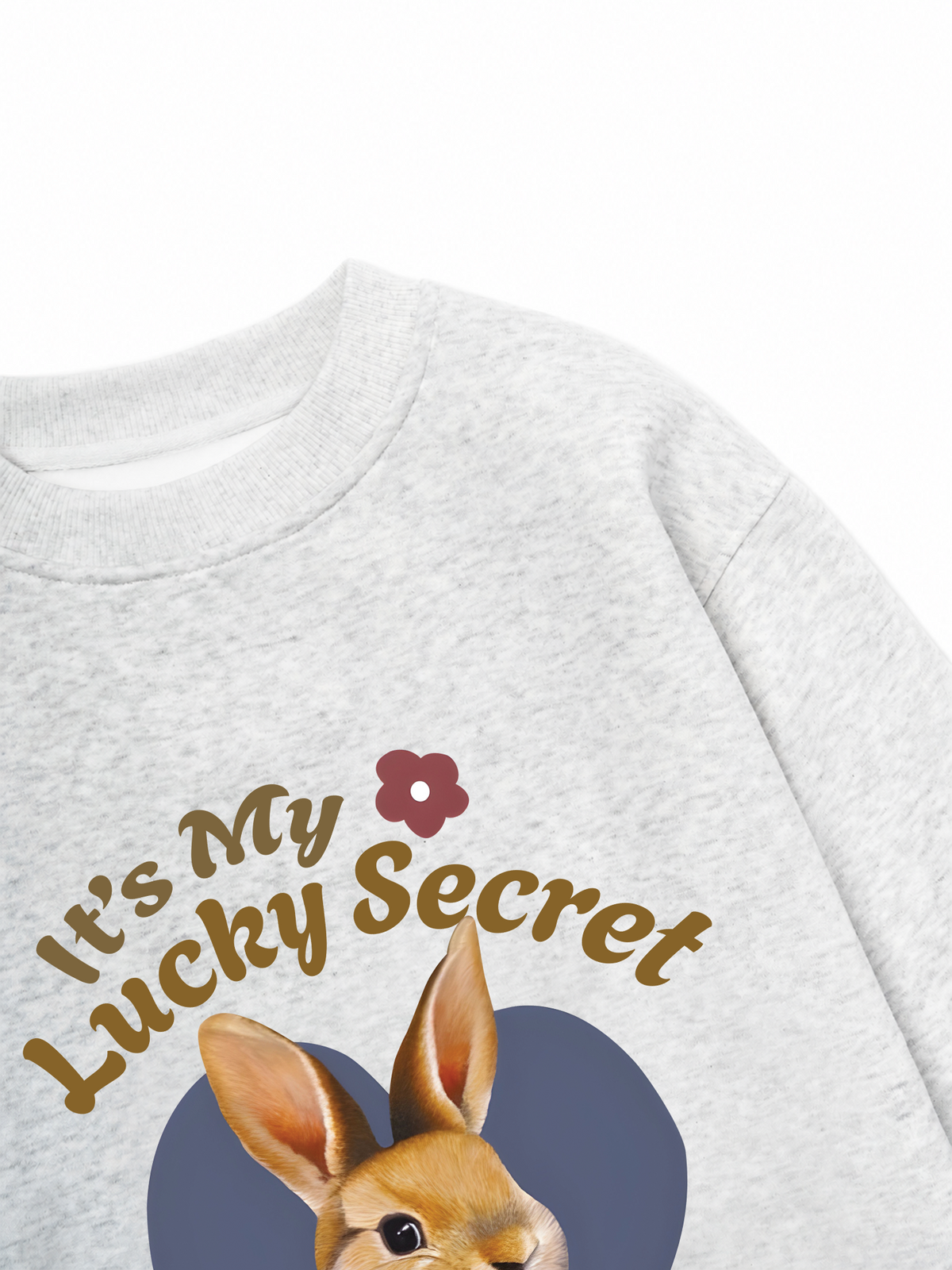 Áo Sweater Nỉ Hai Da It's my lucky secret