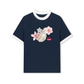 Áo Thun Ringer Relaxed Fit Pearl Bloom