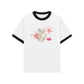 Áo Thun Ringer Relaxed Fit Pearl Bloom