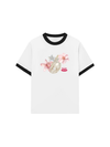 Áo Thun Ringer Relaxed Fit Pearl Bloom