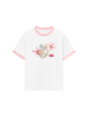 Áo Thun Ringer Relaxed Fit Pearl Bloom