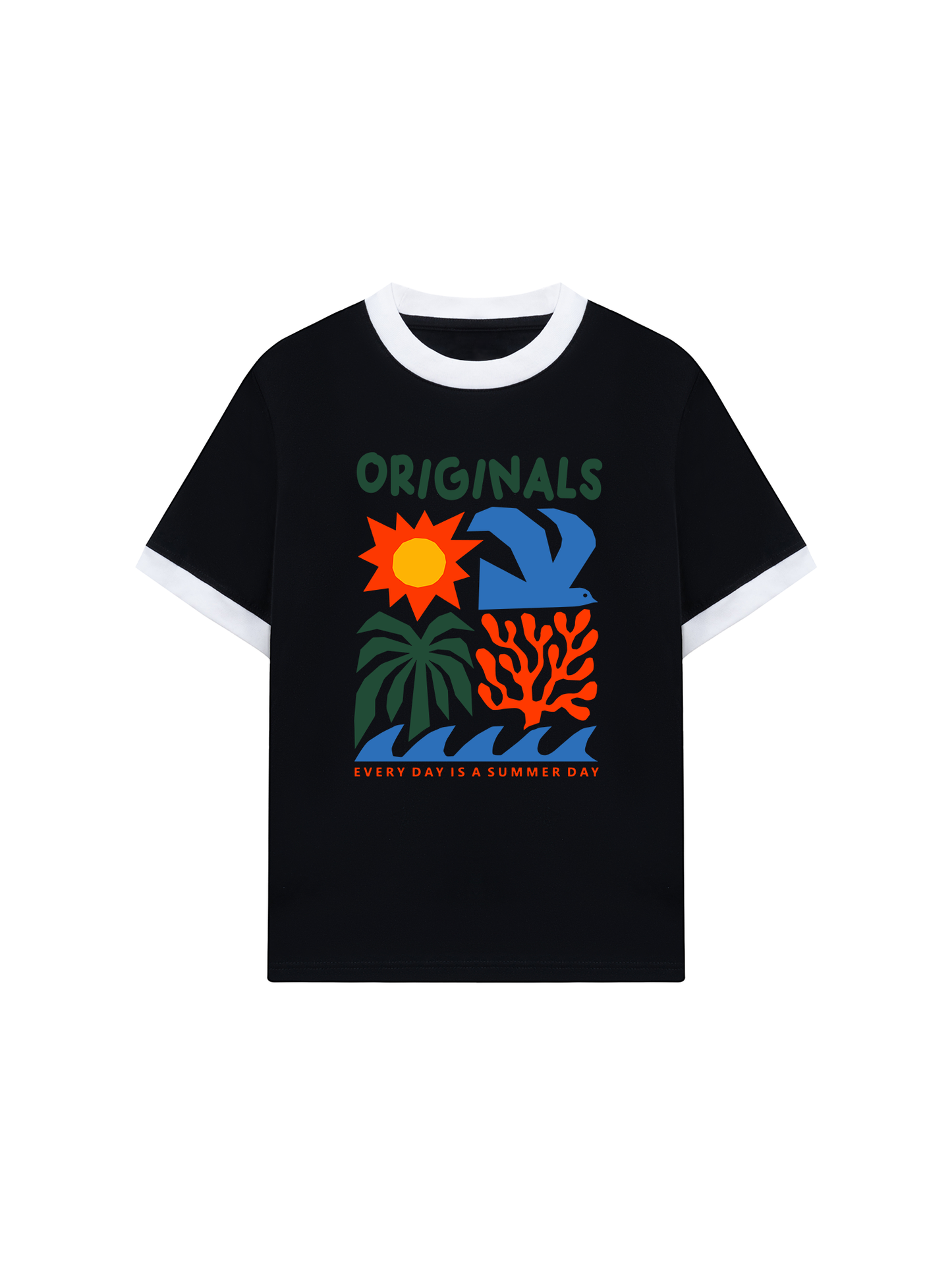 Áo Thun Ringer Relaxed Fit Original Summer