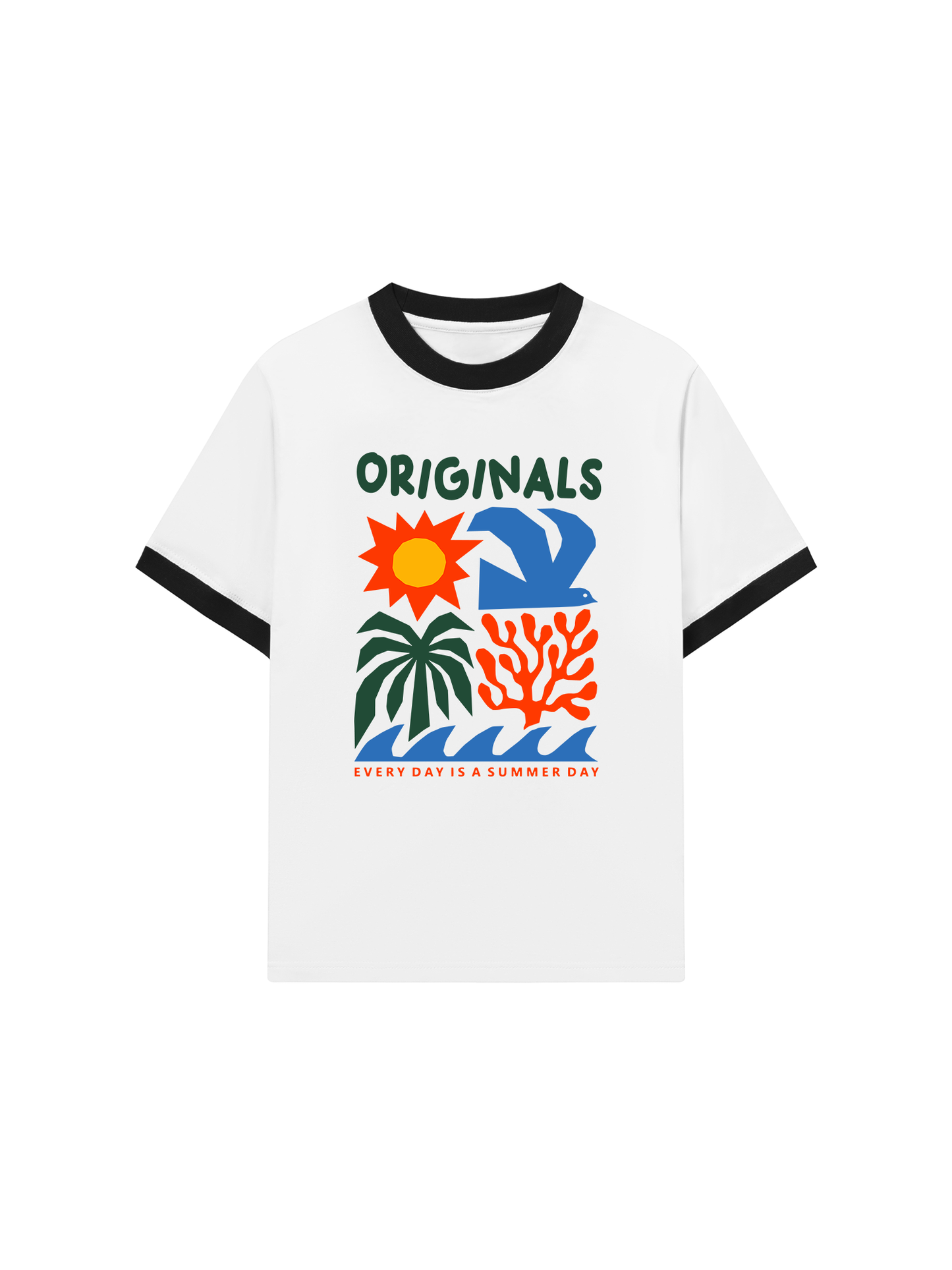 Áo Thun Ringer Relaxed Fit Original Summer