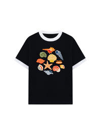 Áo Thun Ringer Relaxed Fit Summer Vibes