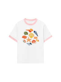 Áo Thun Ringer Relaxed Fit Summer Vibes