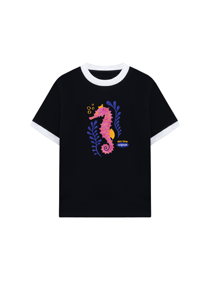 Áo Thun Ringer Relaxed Fit Sea Calling