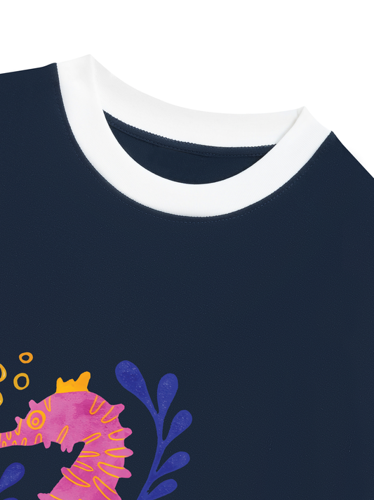Áo Thun Ringer Relaxed Fit Sea Calling