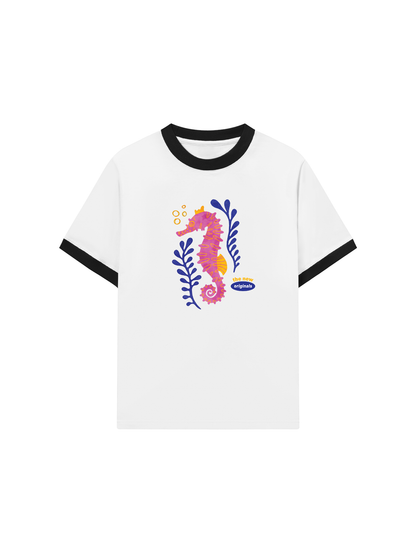Áo Thun Ringer Relaxed Fit Sea Calling