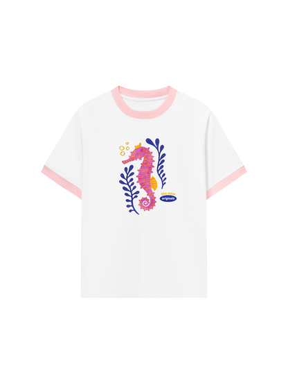 Áo Thun Ringer Relaxed Fit Sea Calling