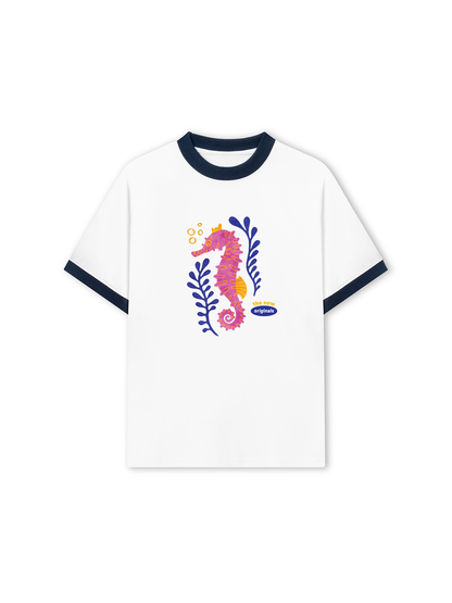 Áo Thun Ringer Relaxed Fit Sea Calling