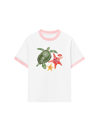 Áo Thun Ringer Relaxed Fit Wild Nature