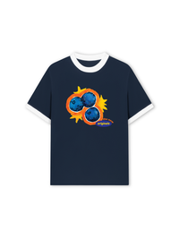Áo Thun Ringer Relaxed Fit Blueberries