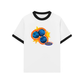Áo Thun Ringer Relaxed Fit Blueberries