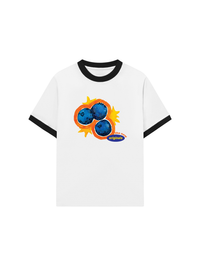 Áo Thun Ringer Relaxed Fit Blueberries