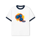 Áo Thun Ringer Relaxed Fit Blueberries