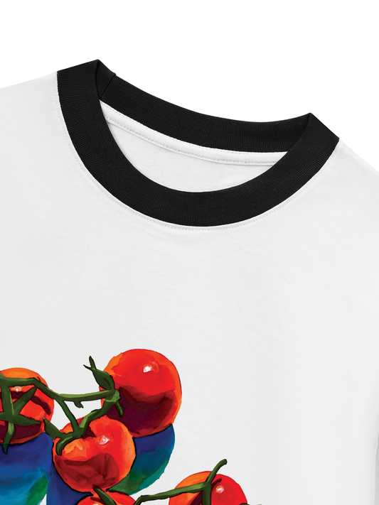 Áo Thun Ringer Relaxed Fit Tomato - Bloom & Fruit