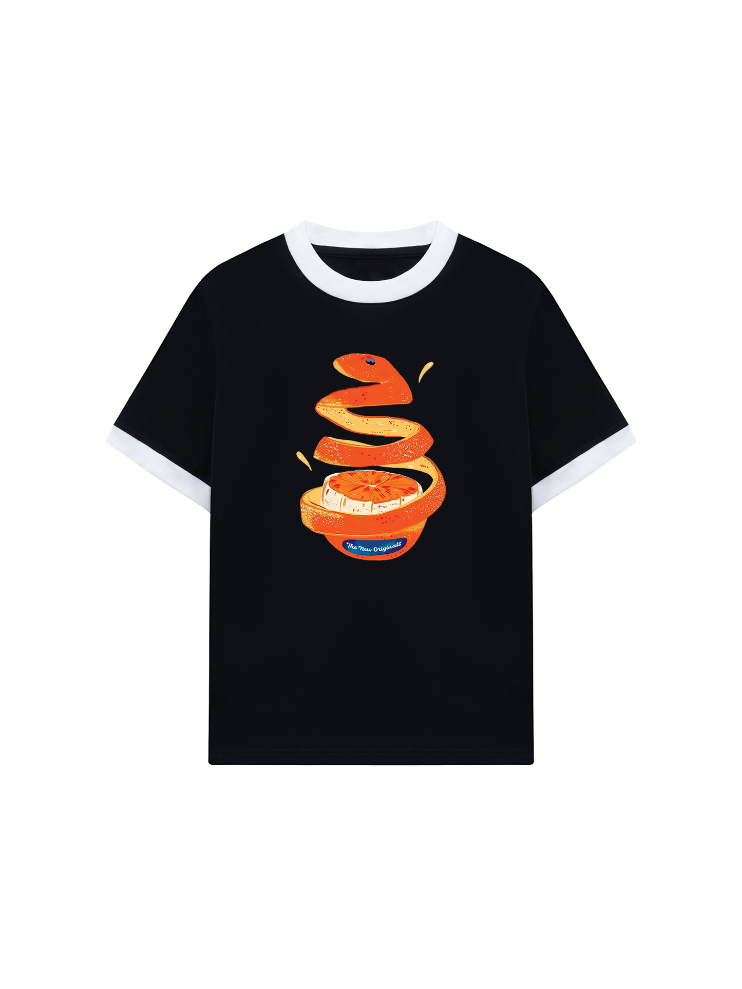 Áo Thun Ringer Relaxed Fit Orange Fruit
