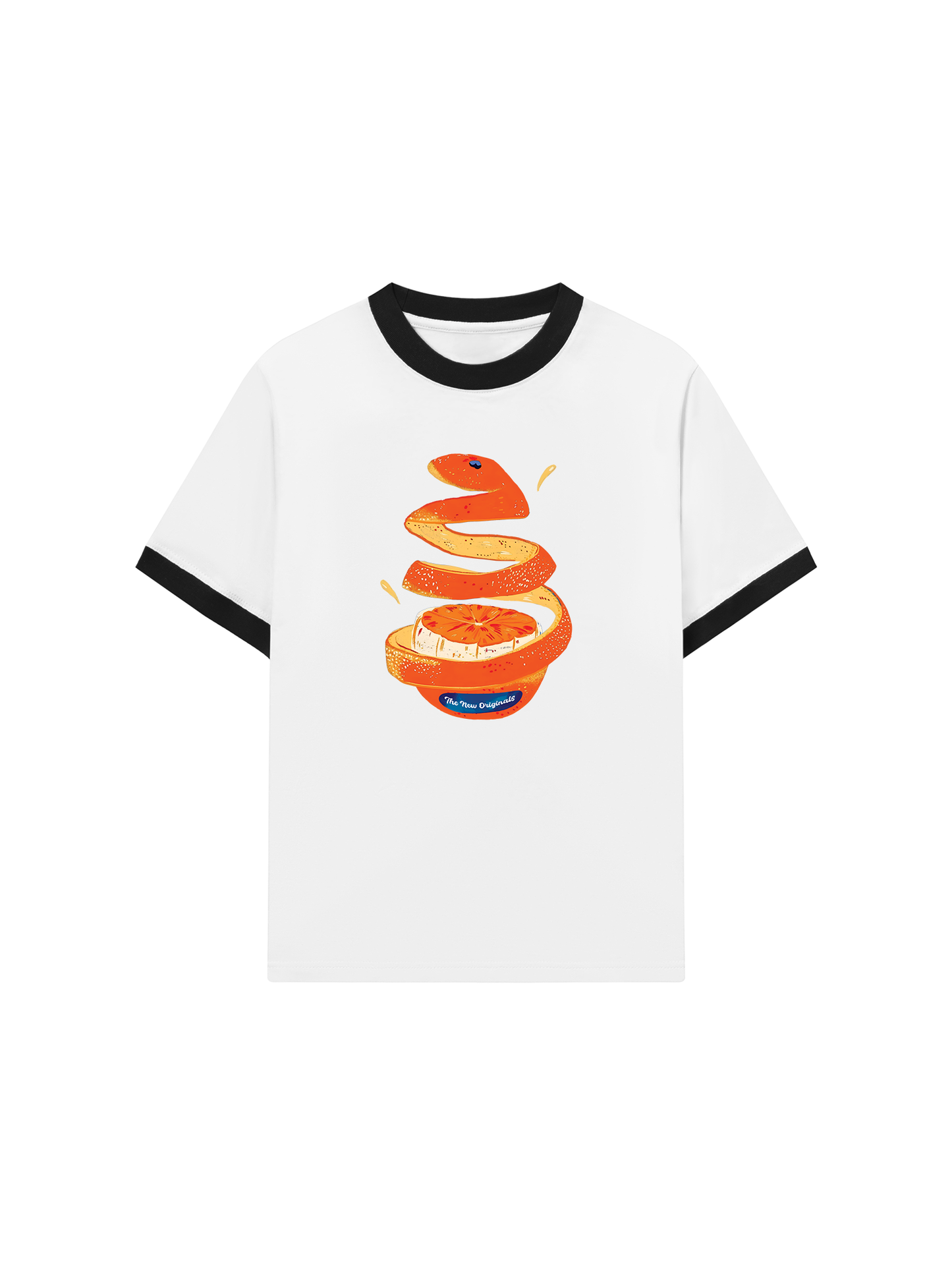 Áo Thun Ringer Relaxed Fit Orange Fruit