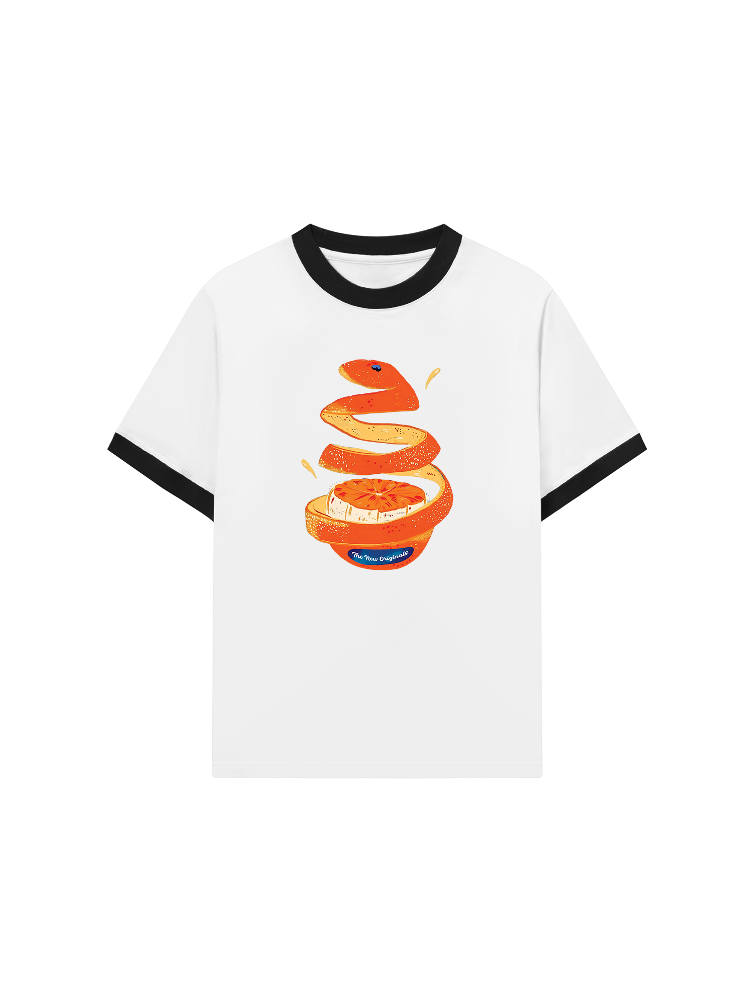 Áo Thun Ringer Relaxed Fit Orange Fruit