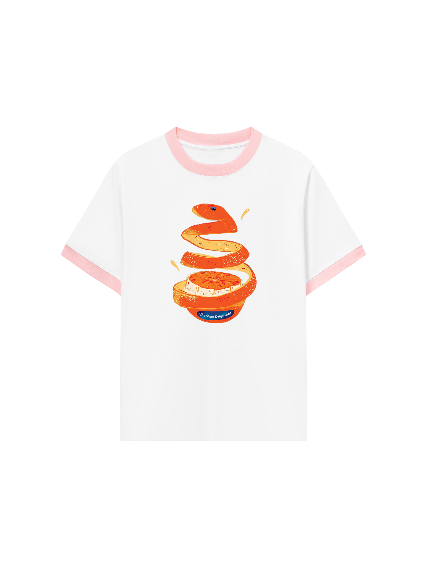 Áo Thun Ringer Relaxed Fit Orange Fruit