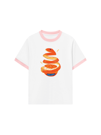 Áo Thun Ringer Relaxed Fit Orange Fruit