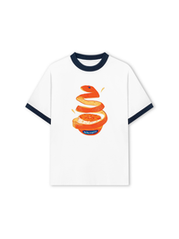 Áo Thun Ringer Relaxed Fit Orange Fruit