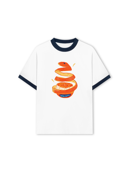 Áo Thun Ringer Relaxed Fit Orange Fruit