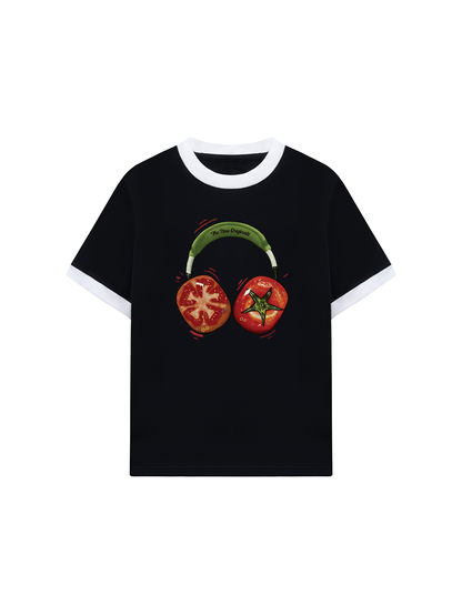 Áo Thun Ringer Relaxed Fit Tomato Chill Chill