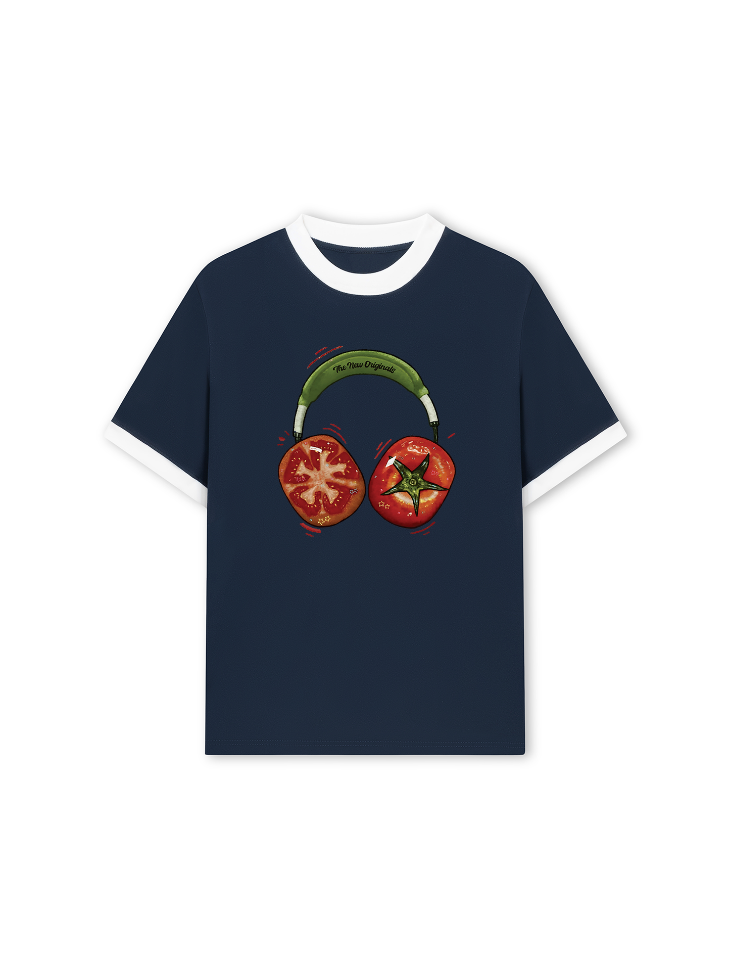 Áo Thun Ringer Relaxed Fit Tomato Chill Chill