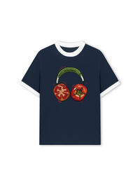 Áo Thun Ringer Relaxed Fit Tomato Chill Chill