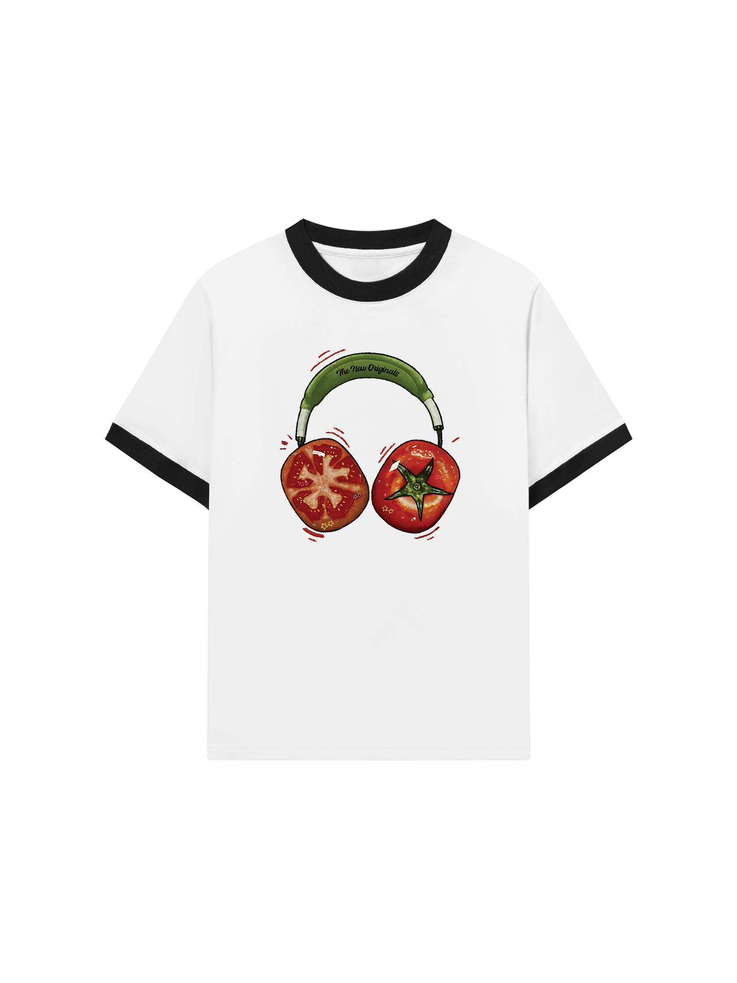 Áo Thun Ringer Relaxed Fit Tomato Chill Chill