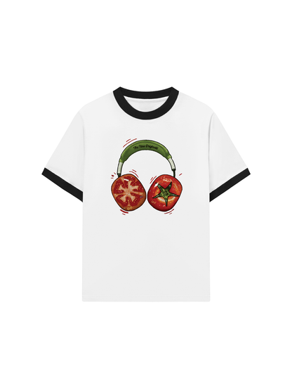 Áo Thun Ringer Relaxed Fit Tomato Chill Chill