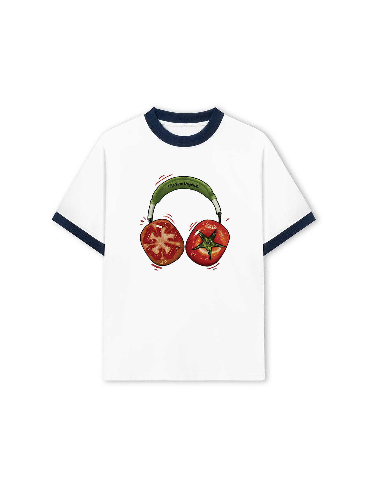 Áo Thun Ringer Relaxed Fit Tomato Chill Chill