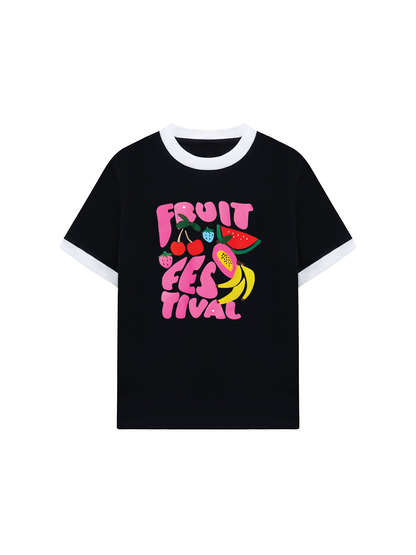 Áo Thun Ringer Relaxed Fit Fruit Festival