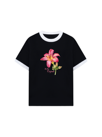 Áo Thun Ringer Relaxed Fit Lily Language