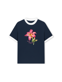Áo Thun Ringer Relaxed Fit Lily Language