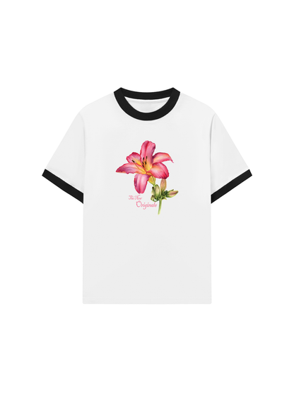Áo Thun Ringer Relaxed Fit Lily Language