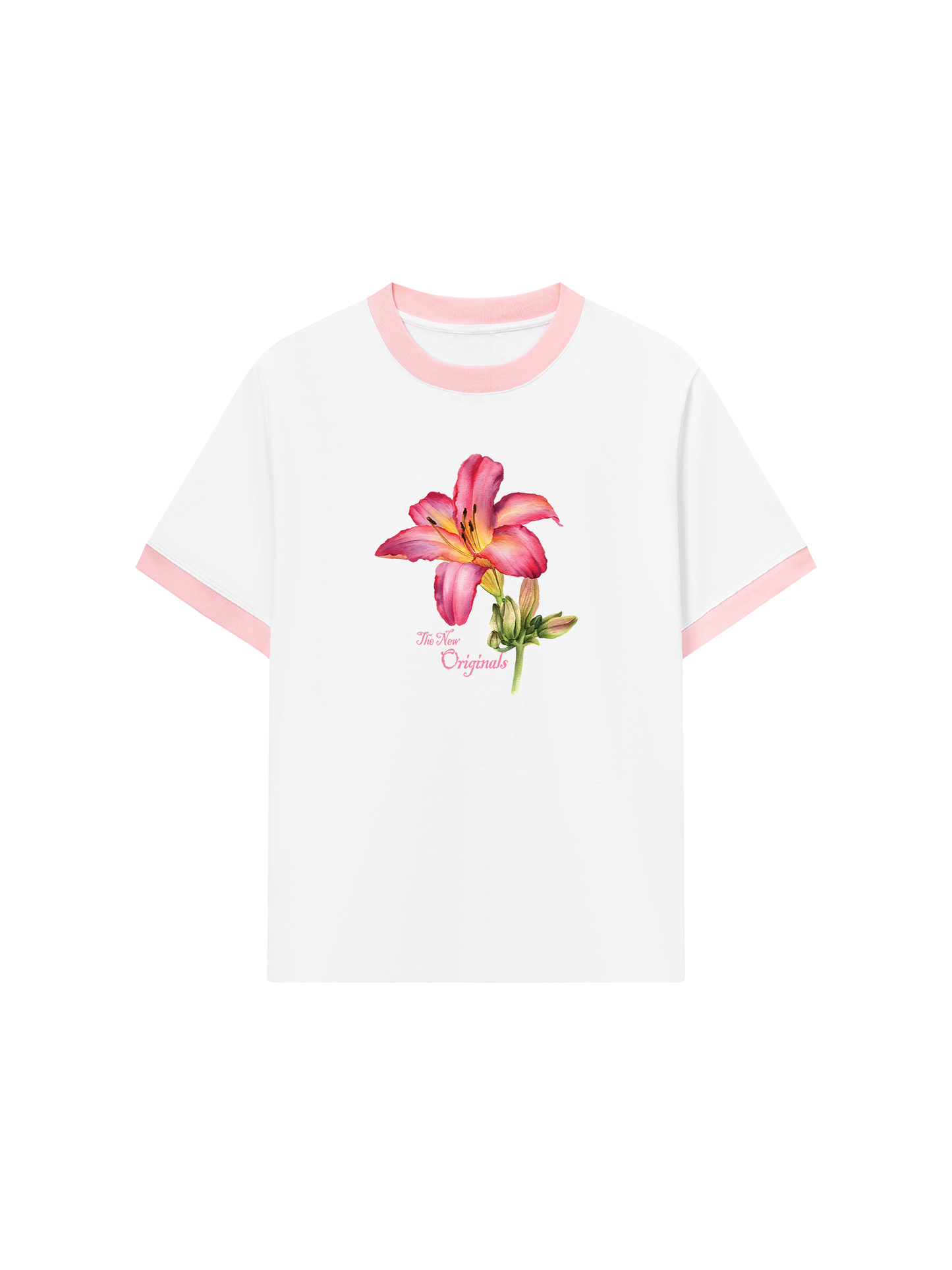 Áo Thun Ringer Relaxed Fit Lily Language