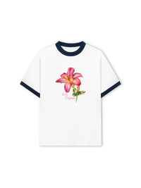 Áo Thun Ringer Relaxed Fit Lily Language