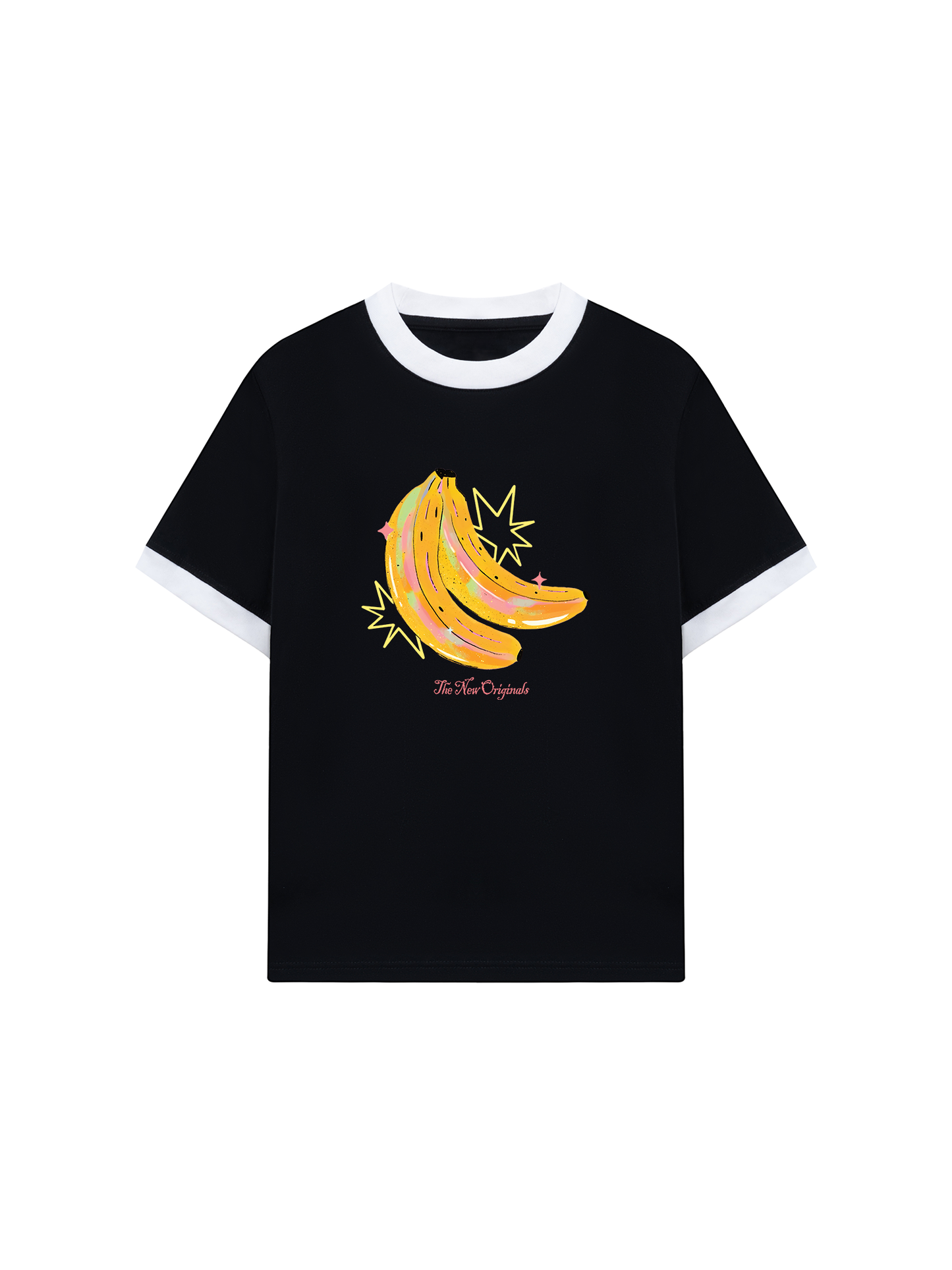 Áo Thun Ringer Relaxed Fit Tropical fruits