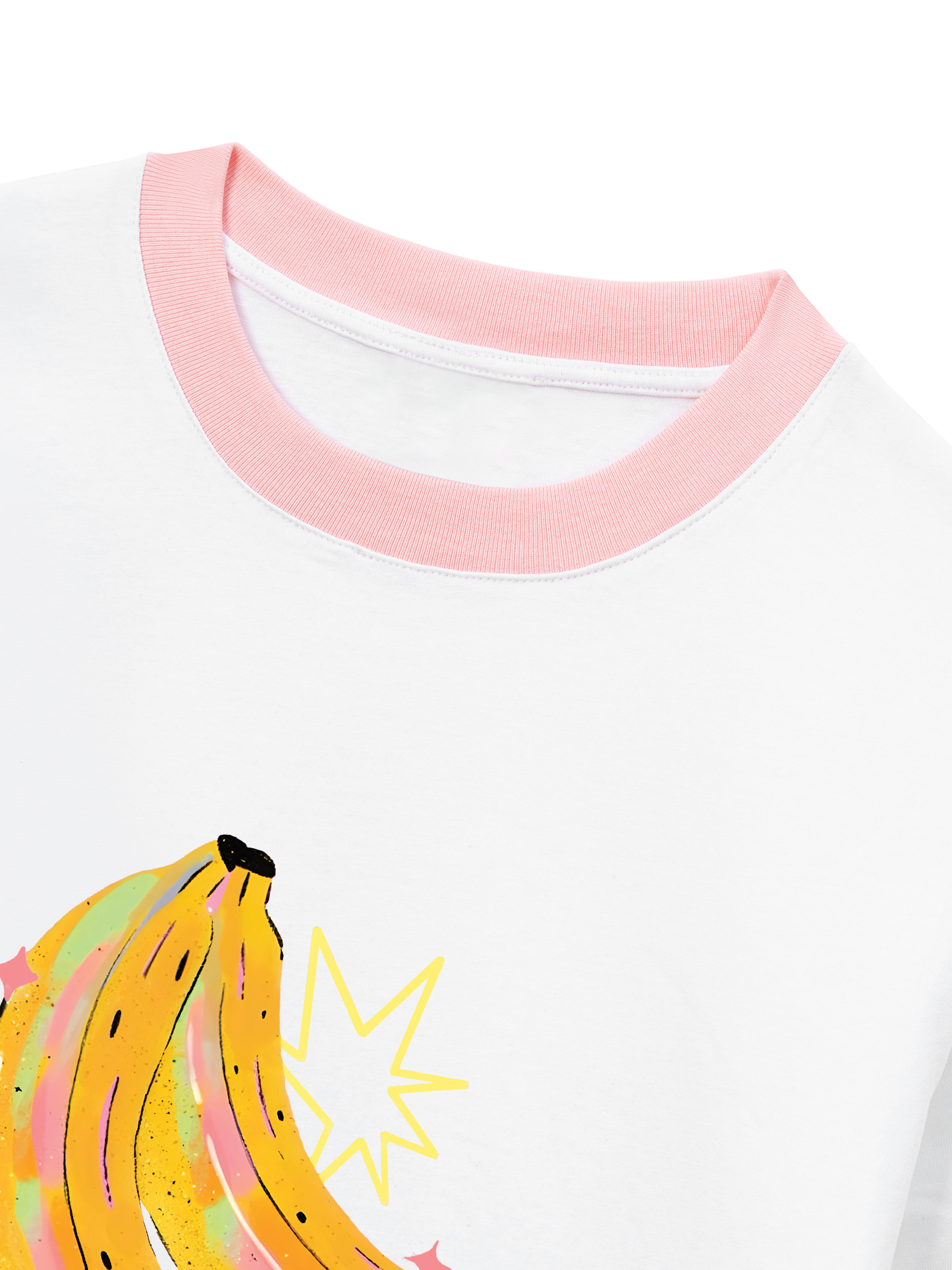 Áo Thun Ringer Relaxed Fit Tropical fruits