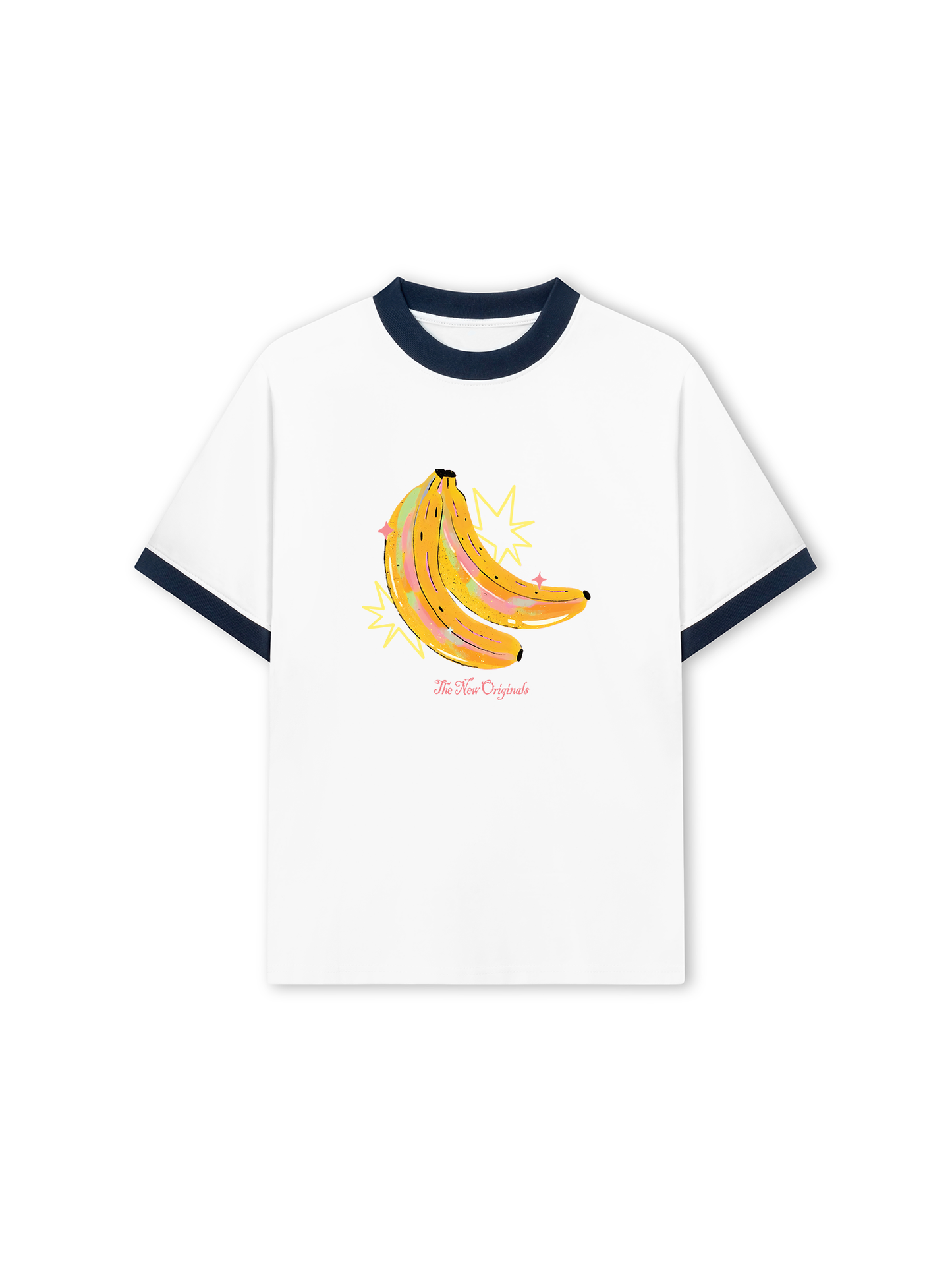 Áo Thun Ringer Relaxed Fit Tropical fruits