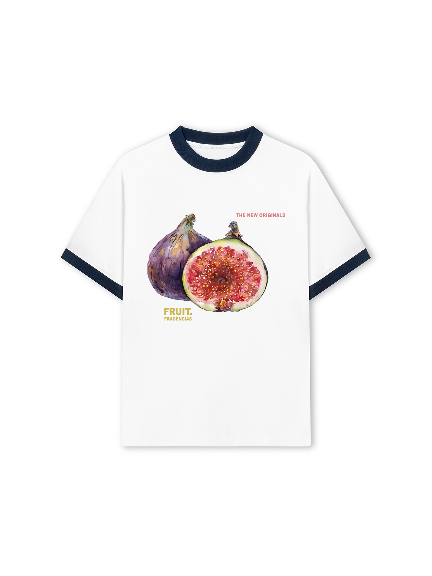 Áo Thun Ringer Relaxed Fit Fruit Fragencias