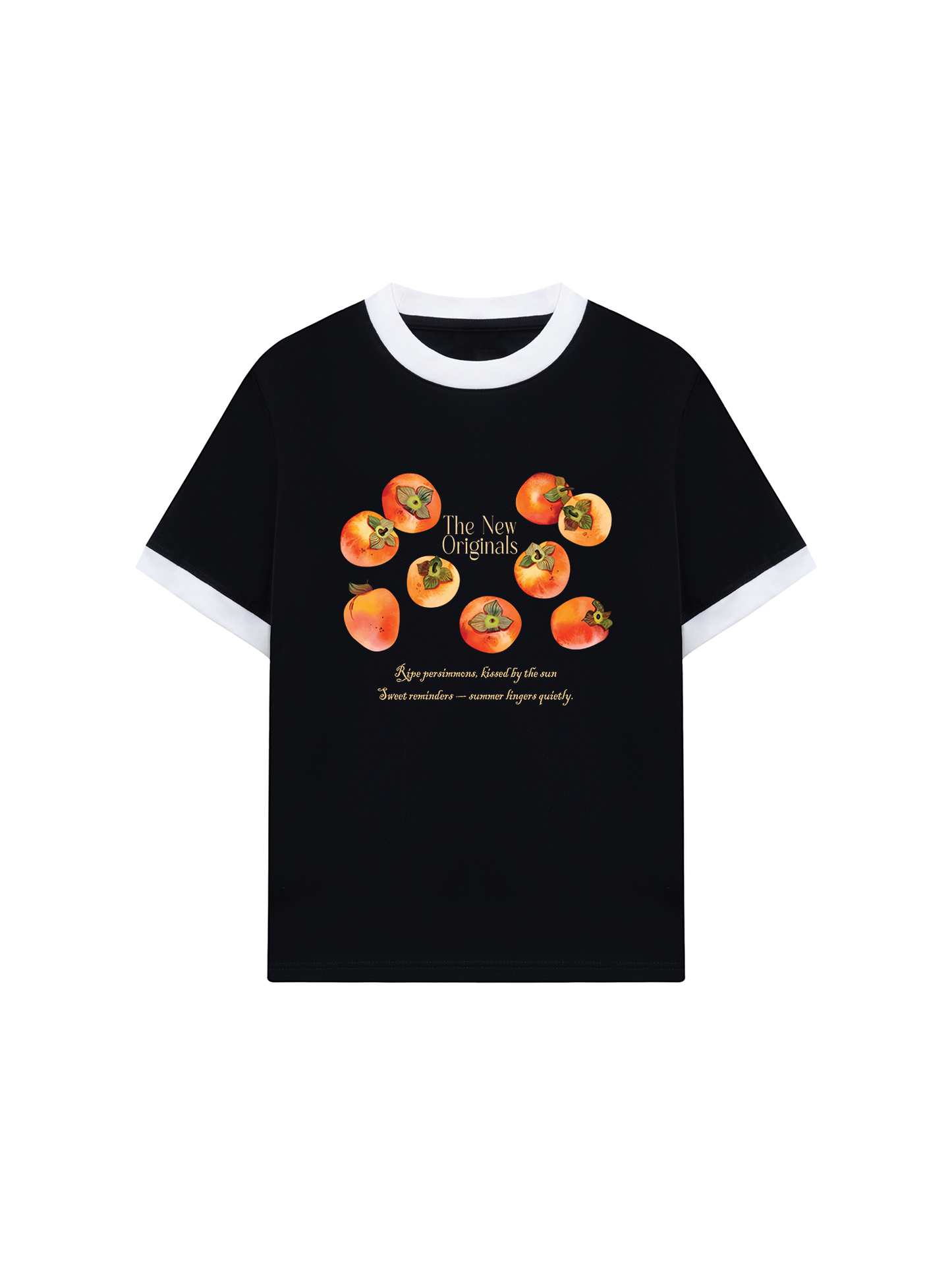 Áo Thun Ringer Relaxed Fit Ripe Persimmons