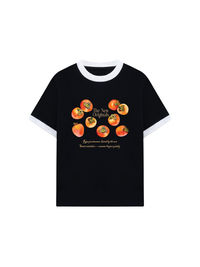 Áo Thun Ringer Relaxed Fit Ripe Persimmons