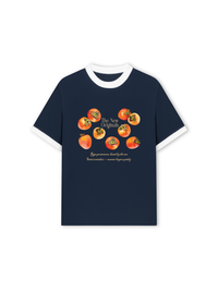 Áo Thun Ringer Relaxed Fit Ripe Persimmons