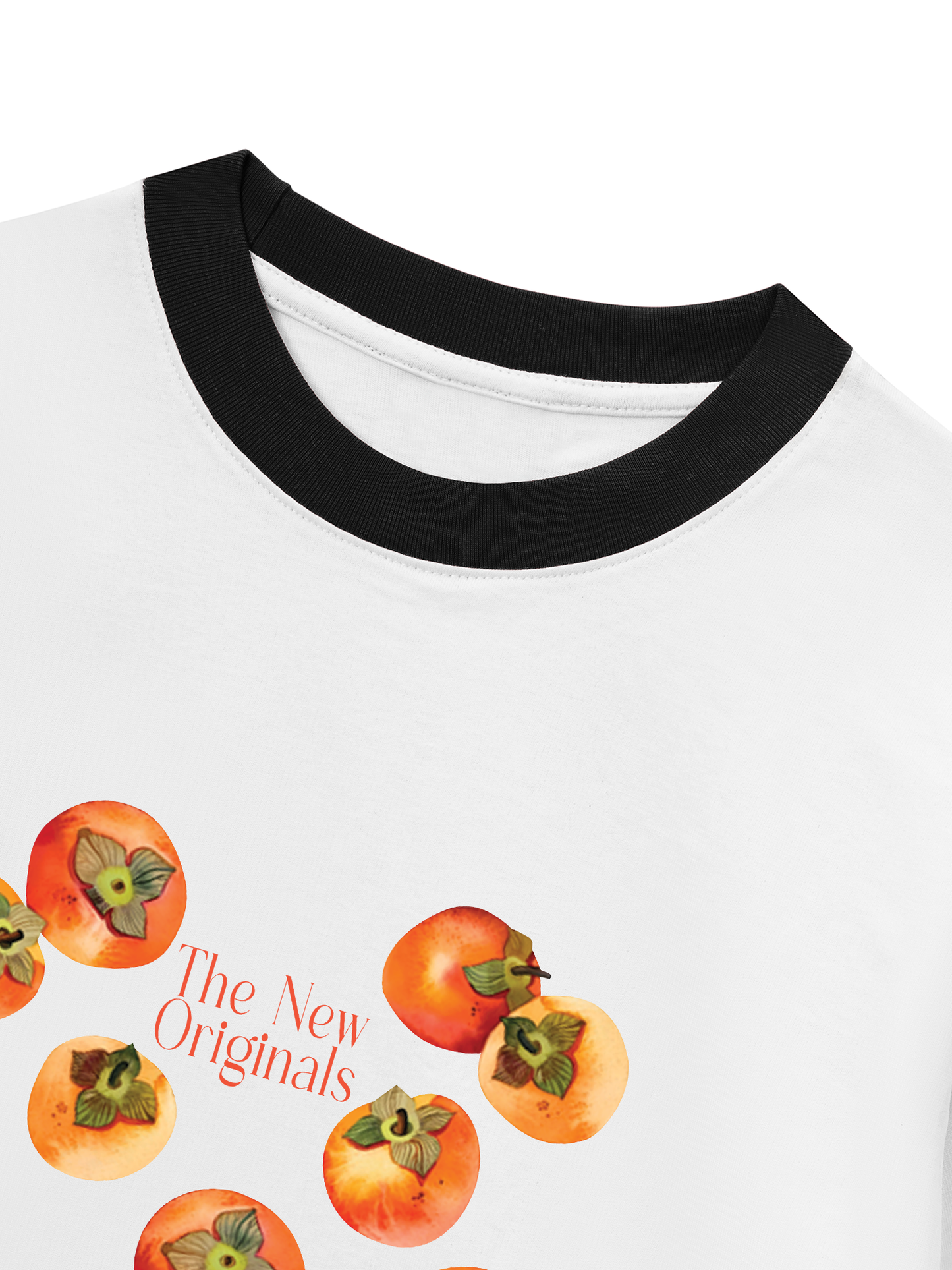 Áo Thun Ringer Relaxed Fit Ripe Persimmons