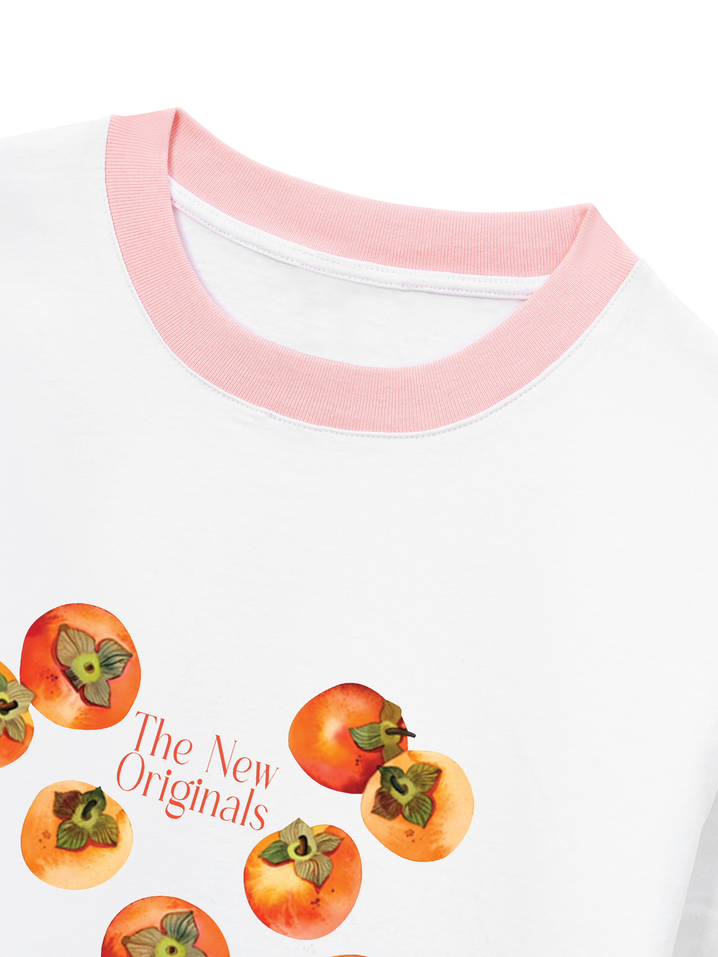 Áo Thun Ringer Relaxed Fit Ripe Persimmons