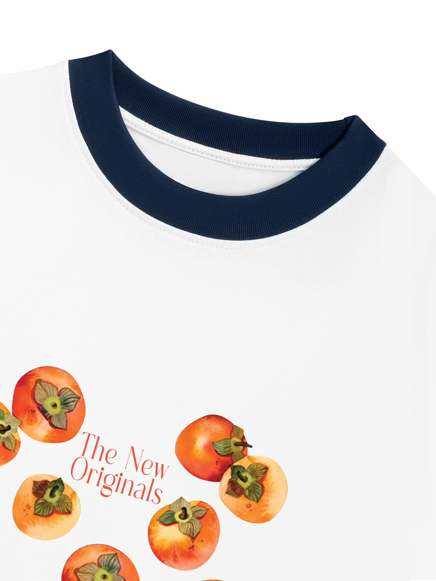 Áo Thun Ringer Relaxed Fit Ripe Persimmons