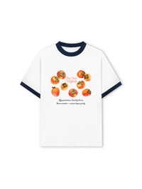 Áo Thun Ringer Relaxed Fit Ripe Persimmons